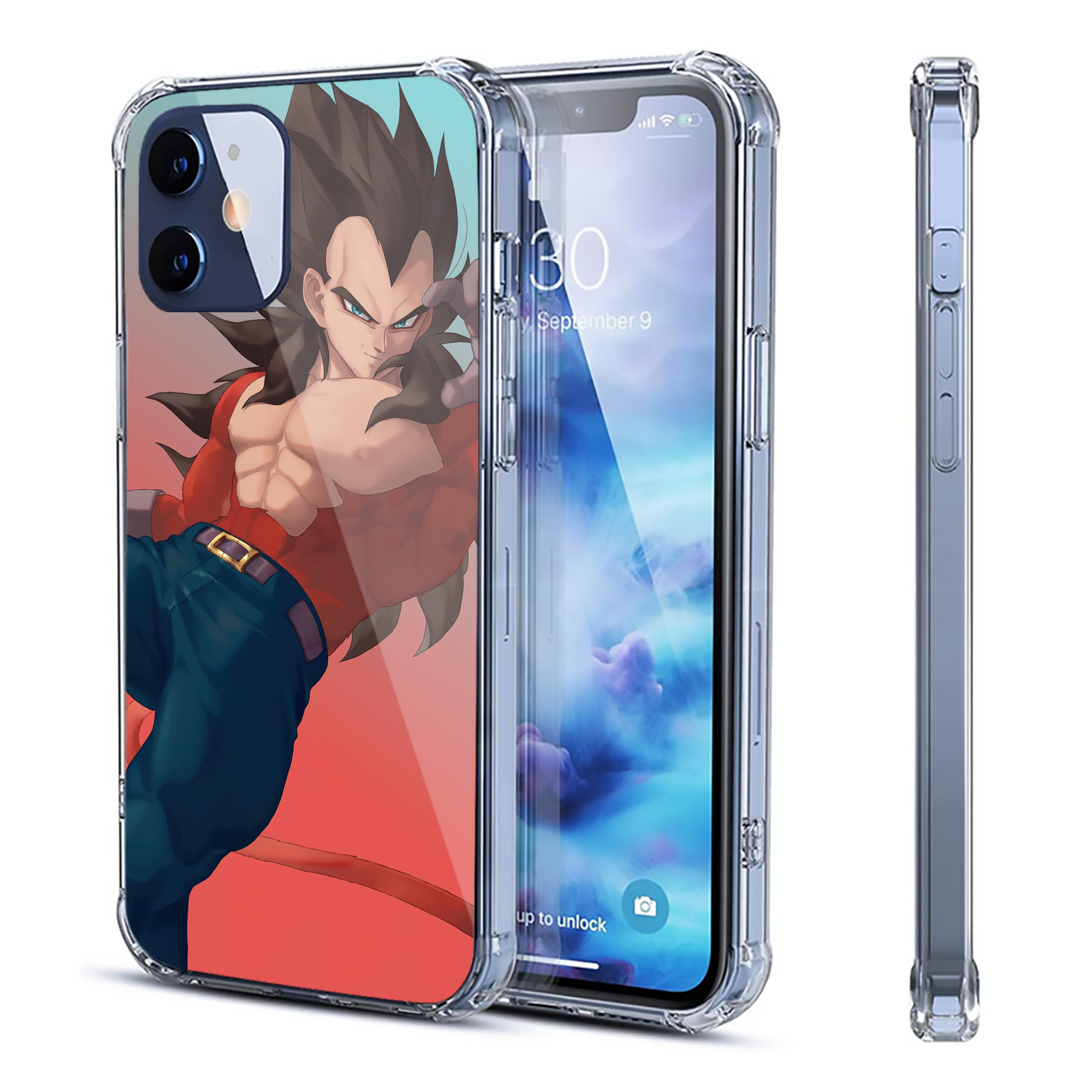 （画像用） ドラゴンボール DRAGON BALL 【iPhone 12シリーズ対応】透明スマホケース（クリアソフトケース）